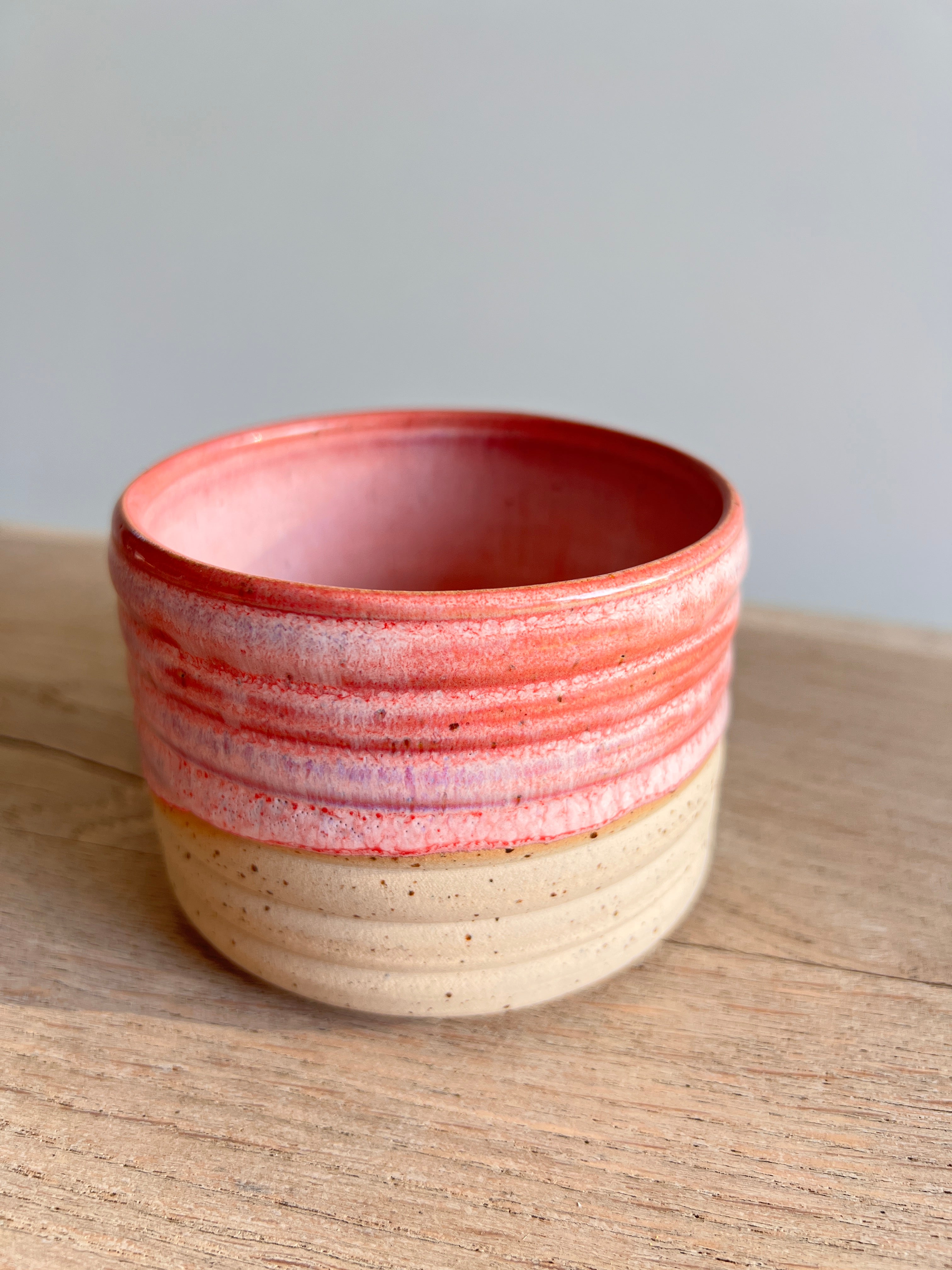 Wellenbecher rosé