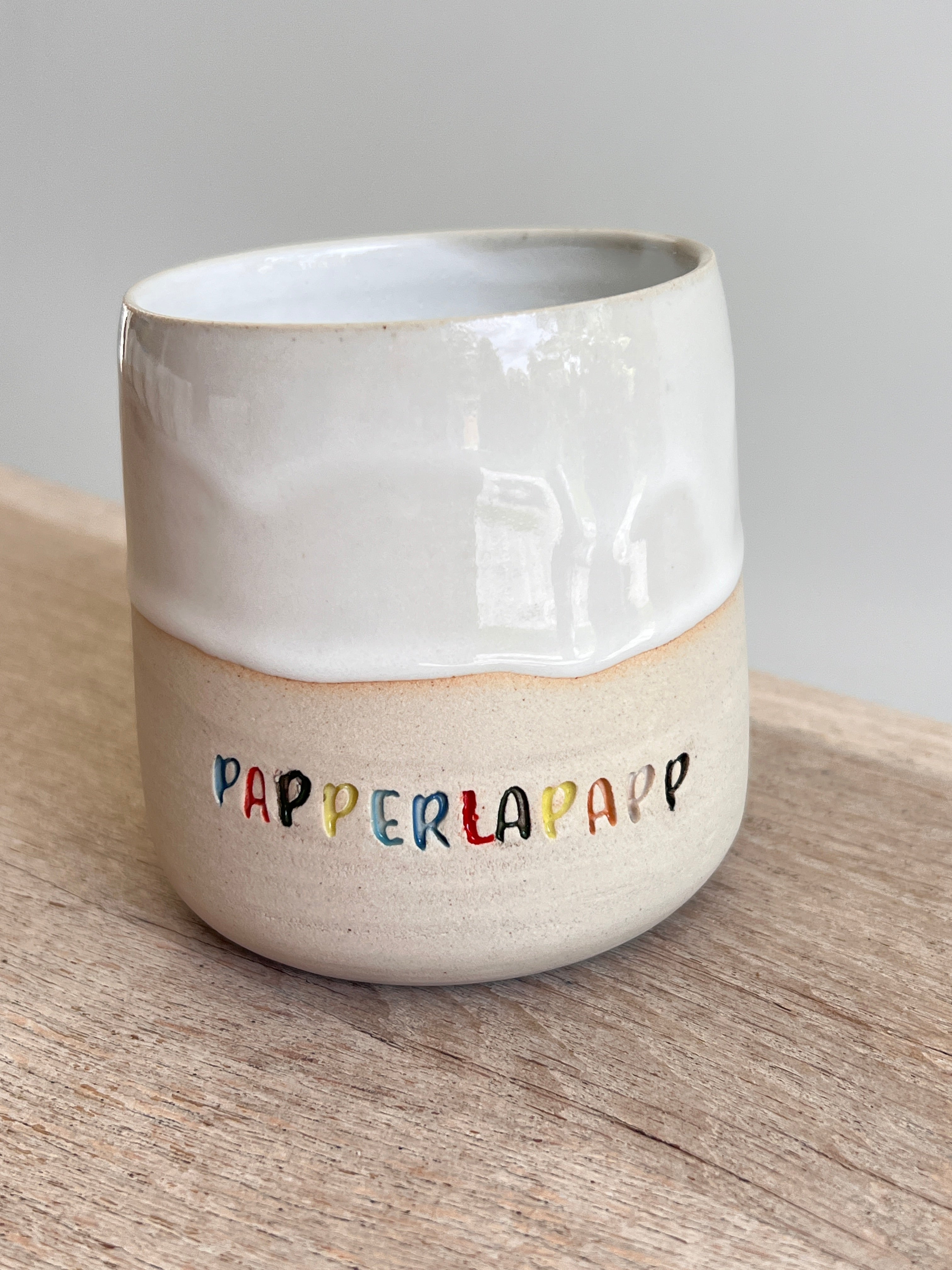 Becher "Papperlapapp"